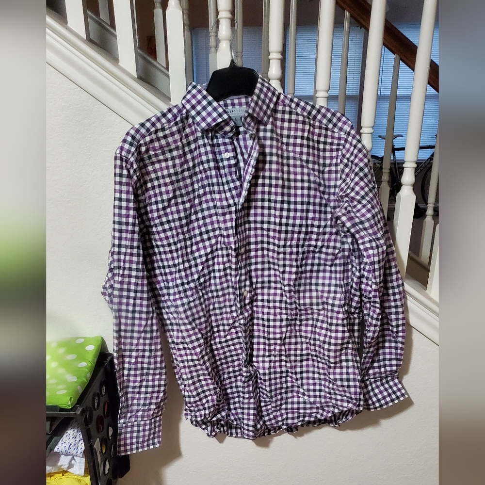 Jack Stone Mens Button Down Shirt